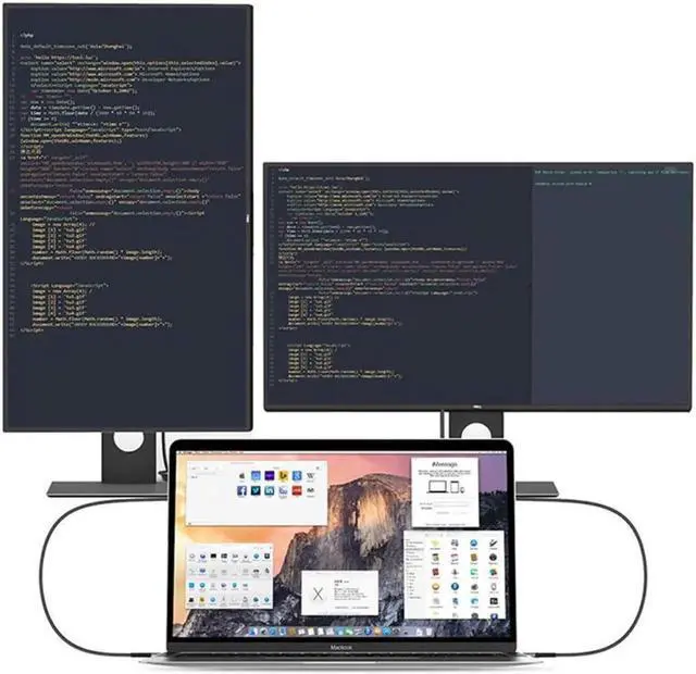 Alt view image 3 of 3 - Aomoproing USB C To HDMI Cable 4K 60Hz Type-C To HDMI Compatible For Phone Computer Connected To TV HDMI HD Same Screen Cable
