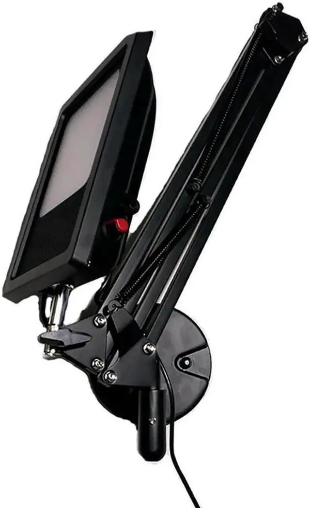Alt view image 3 of 4 - Aomoproing  Wall Mount For Boom Arm,With Round Plate And Attaching Holder Piece For Microphone Stand,Mobile Phone Stand,Webcam Stand