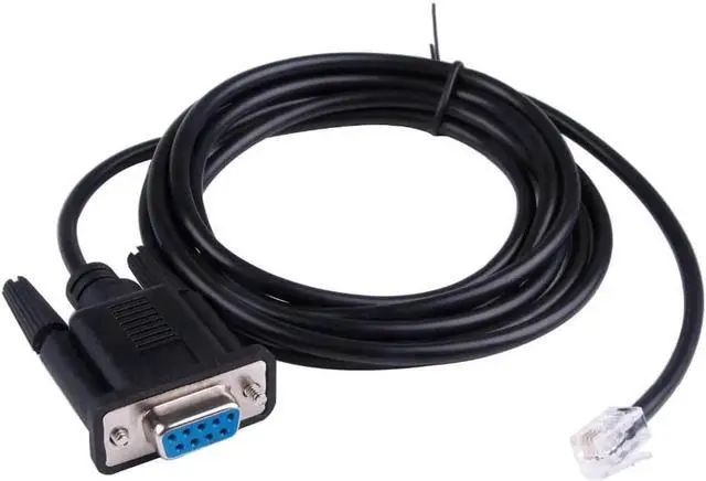 Main image of Aomoproing  DB9 to RJ11 Serial Cable for Meade 505 Telescope 4p4c Pinout Autostar Audio Star ETX-90 ETX-125 LXD75 LX80 LX90 Meade 497 Cable