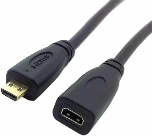 Main image of Aomoproing FOR HDMI compatible 1.4 D type Micro HDMI-compatible Male to Micro HDMI-compatible Female M/F Extension Cable 30cm