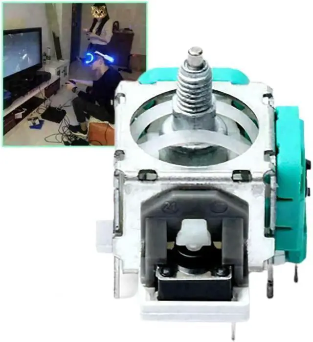 Alt view image 2 of 3 - Aomoproing Joystick Wear-resistant Scratch-proof Professional Metal Replacement Analog Joystick for Xbox One Controller