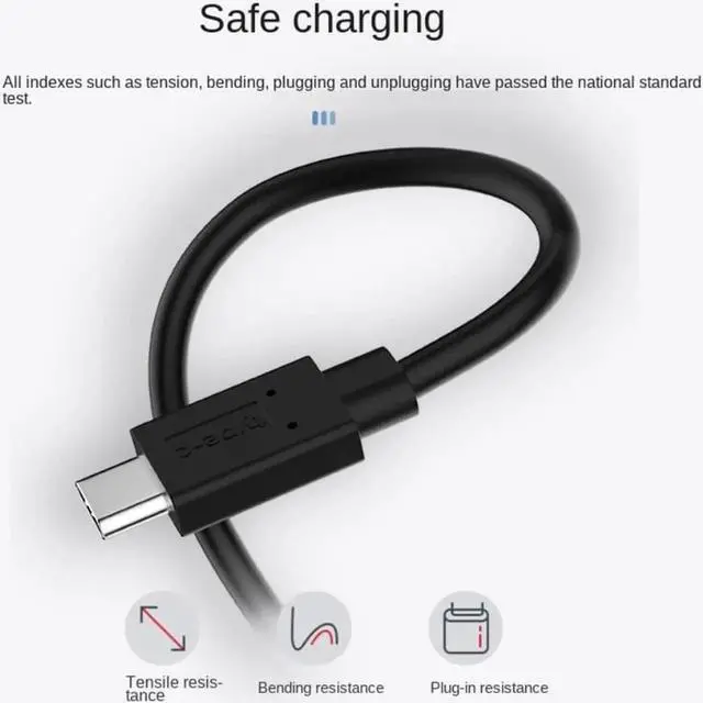 Alt view image 2 of 3 - Aomoproing USB 3.1 Gen2 Type-c To Type C High Speed Transmission Cable Male To Male Quick Data Cable for Huawei Samsung S8 Macbook Pro