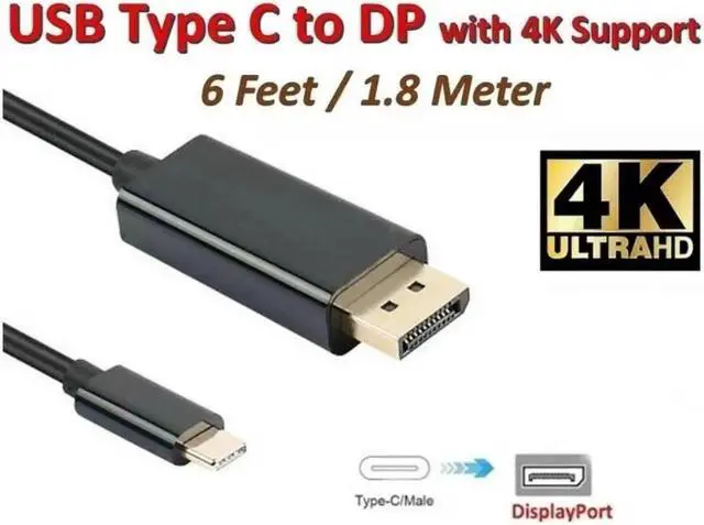 Alt view image 4 of 6 - Aomoproing USB Type-c To Hdmi-compatible Conversion Cable Type C TO HDMI-compatible Conversion Cable 1080P 4K 1.8 Meters