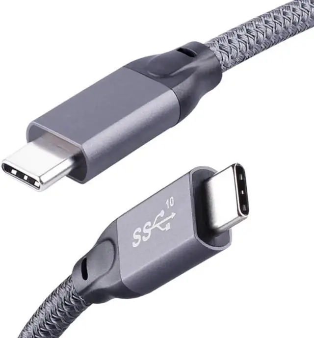 Main image of Aomoproing USB C 3.1 GEN 2 Cable(10Gbps/100W) USB C to USB C Cable Power Delivery Nylon Braided Cord with E-Marker Chip for Google Pixel 2