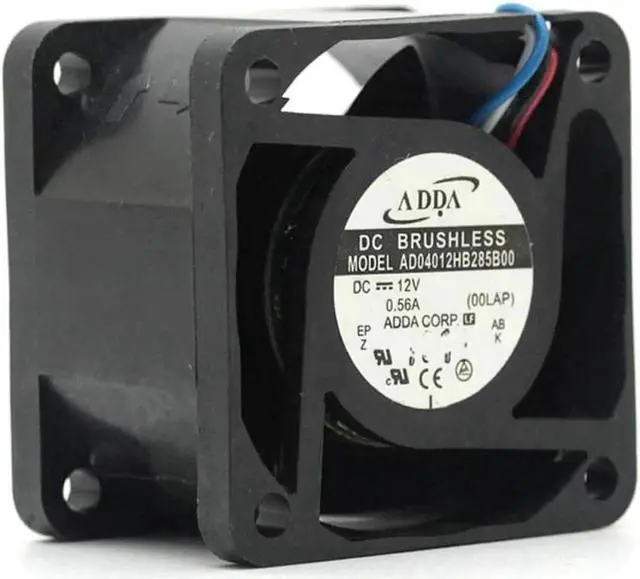 Alt view image 2 of 3 - Aomoproing 1pcs AD04012HB285B00 Fan 12V 0.56A Server cooling Fan 4028 40mm 40*40*28mm