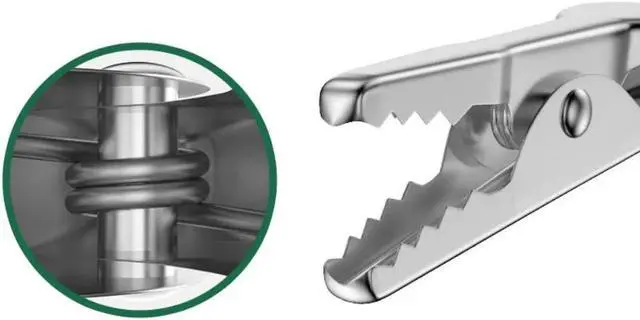 Alt view image 2 of 3 - Aomoproing Alligator Clip Wire Power Test Wire High Voltage Power Supply Clip Wire Banana Head Multimeter Plug Output Power Cord