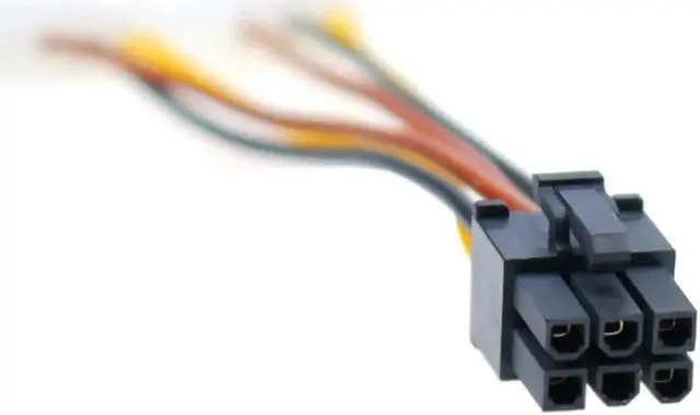 Alt view image 4 of 4 - Aomoproing  18cm ATX IDE for Molex Power Dual 4 To 6-Pin PCI Express PCIe Y Molex IDE Power Cable Adapter Connector for video card (5pc)