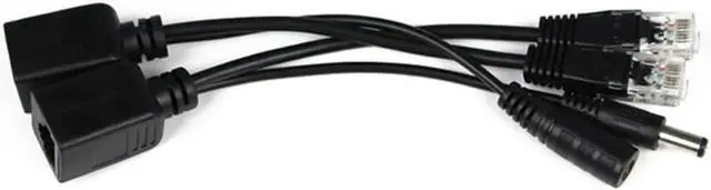 Alt view image 3 of 3 - Aomoproing Hot POE Cable Passive Power Over Ethernet Adapter Cable POE Splitter Injector Power Supply Module 12-48v For IP Camera
