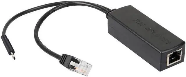 Main image of Aomoproing Micro PoE IEEE 802.3af Micro USB Active PoE Splitter Power Over Ethernet 48V To 5V 2.4A for Tablet Dropcam or Raspberry Pi