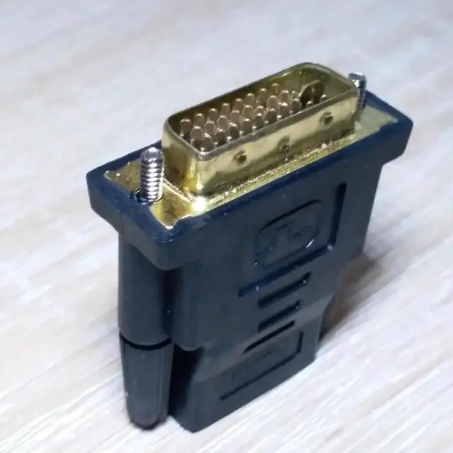 Alt view image 2 of 3 - Aomoproing HDMI To DVI Adapter Bi-directional DVI D 24+5 Male To HDMI Female Cable Connector Converter for Projector HDMI To DVI