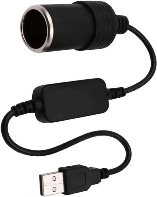 Main image of Aomoproing USB A Male to 12V Car Cigarette Lighter Socket Female Power Converter Cable,Fit for Driving Recorder, Electronic Dog, Car Charge