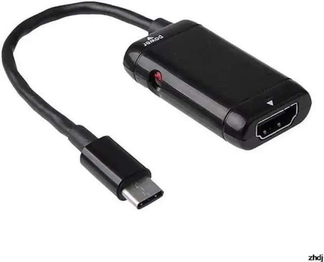 Alt view image 2 of 2 - Aomoproing  Type C to HDMI-compatible Adapter USB 3.1 USB C Male to HDMI-compatible Female Converter Cable for Android Phone Tablet