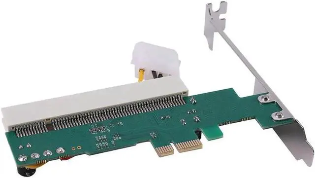 Alt view image 4 of 4 - Aomoproing Ruth's sister 2X PCI-Express To PCI Adapter Card PCI-E X1/X4/X8/X16 Slot With 4 Pin Power Cable Card