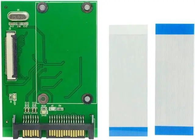 Alt view image 2 of 3 - Aomoproing SATA SSD HDD Converter 40 Pin ZIF CE 1.8 Inch SSD/HDD to SATA Adapter Board with LIF Flat Cable