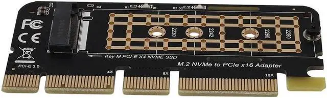 Main image of Aomoproing M.2 NVMe SSD To PCI-E X16 Converter Card NGFF M-Key M.2 PCIe PCI-Express X4/X8/X16 HDD Hard Drive Solid State Disk Adapter Card