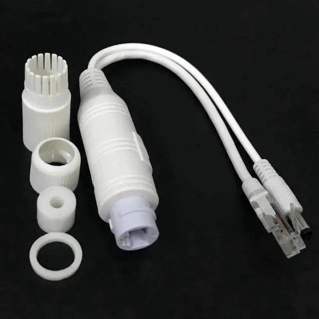 Alt view image 3 of 3 - Aomoproing IEEE802.3af 48V Waterproof PoE Splitter Cable 15.4W POE Adapter Cable,Active POE Splitter Power Supply Module 12V Separator