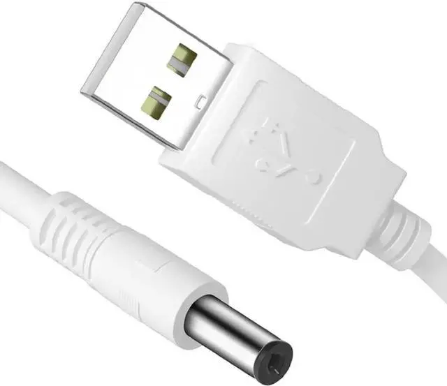 Main image of Aomoproing 2Pack 3ft USB 2.0 A Type Male to DC 5.5 x 2.1mm DC 5V Power Plug Connector Cable USB to 5v Power Cable USB to DC Power Charger