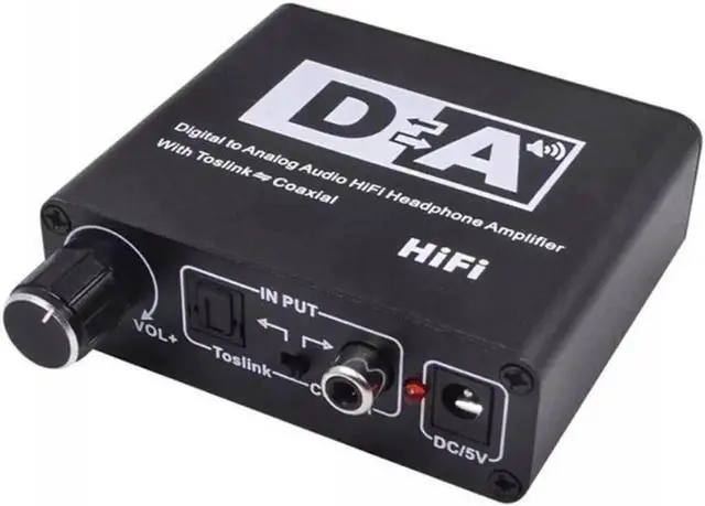 Main image of Aomoproing Digital To Analog Audio Converter Adapter Coxial To Optical Toslink and Optical Toslink To Coaxial Bi-directional Switch Black