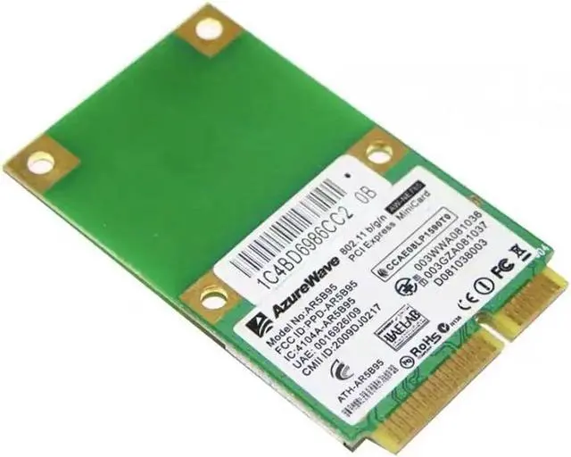 Alt view image 2 of 3 - Aomoproing Wireless wifi Half Mini PCI-E Card Atheros AR5B95 AR9285 BGN PCI-E 802.11b/g/n WIFI Network Express Card