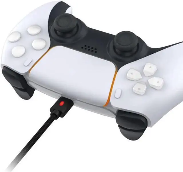 Alt view image 3 of 3 - Aomoproing Charging Cable Type-C Fast Charing Plastic Game Controller Cord for PS5 Controller