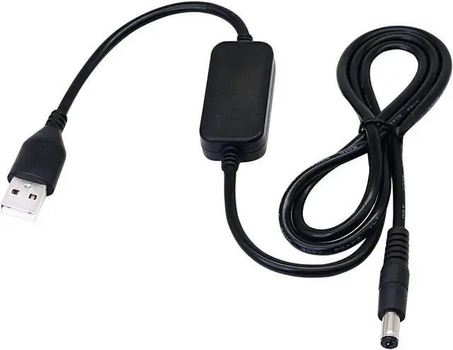 Main image of Aomoproing 3.28ft USB 5V to DC 12V Converter Step Up Voltage Converter Power Cable,for Camera, Desk lamp, Speakers, Blue Tooth Headset