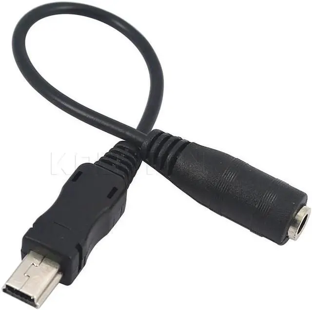 Alt view image 3 of 3 - Aomoproing Cable de Audio hembra a macho para GoPro Hero + Cámara deportiva, adaptador de micrófono de Clip activo de 3,5mm a Mini USB