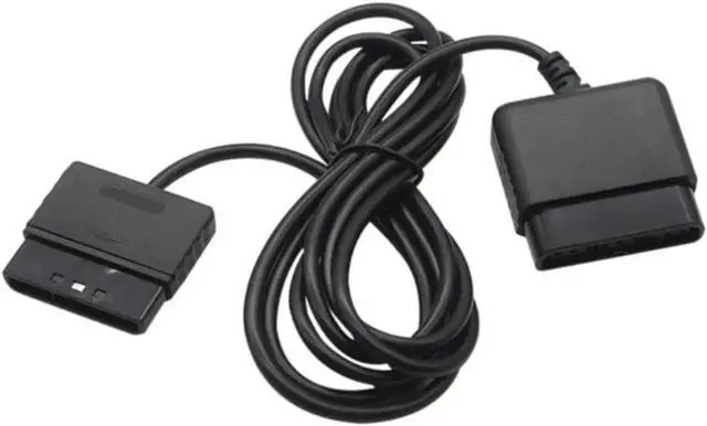 Alt view image 2 of 3 - Aomoproing 1.8m Controller-Dance Pad Wheel Gun-Power Supply Extension Cable Cord Line Compatible for PS1/PS2-Slim Line Game-Console