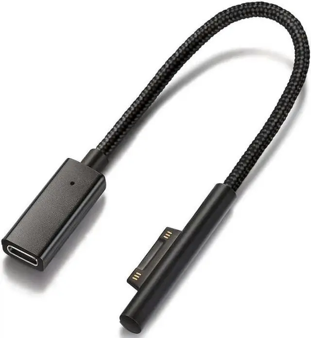 Main image of Aomoproing  Nylon Braided For Surface Connect To USB-C Charging Cable For Surface Pro7 Go2 Pro6 5/4/3 Surface Laptop Book