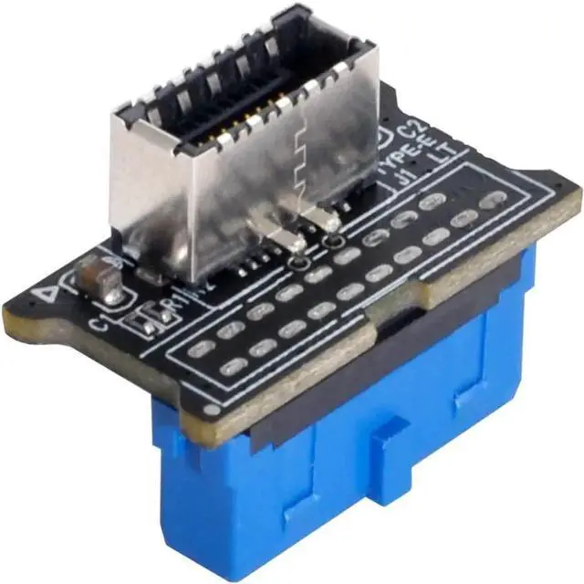 Alt view image 5 of 5 - Aomoproing USB 3.0 20Pin Header Male to USB 3.1 Front Panel Header Cable Adapter for Motherboard USB Header Adapter