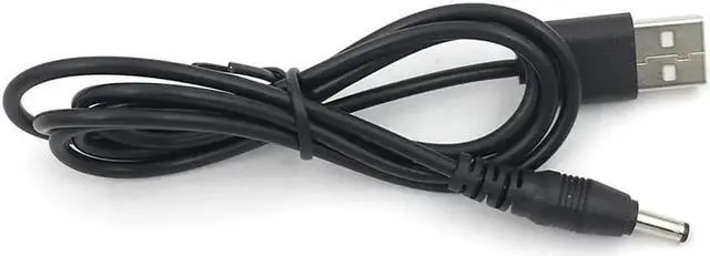 Main image of Aomoproing dc3.5*1.35mm Replacement USB Charging Cable for Fairywill/KIPOZI/Dnsly/Sboly Sonic Electric Toothbrush 3 Feet (1 Meter) (Black)