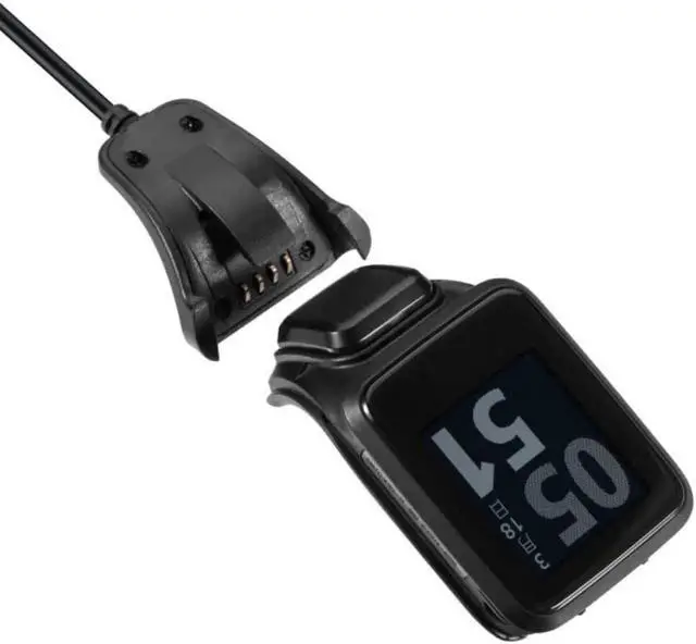 Alt view image 2 of 3 - Aomoproing Data Sync USB Charger Clip Charging Cable For TomTom 2 3 Runner Golfer GPS Watch