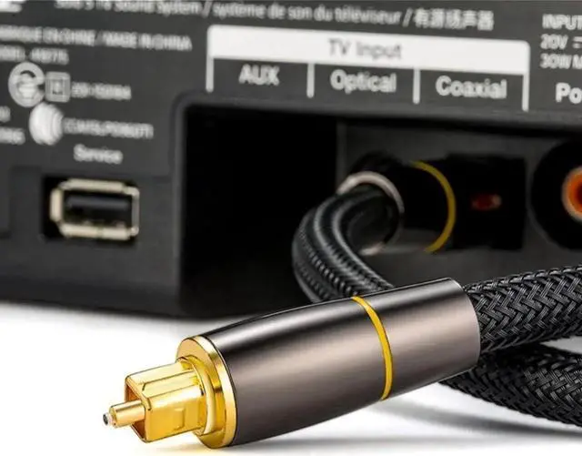Alt view image 2 of 3 - Aomoproing 1m HIFI 5.1 Digital SPDIF Fiber Toslink Optical Audio Cable For TV Box PS4 Speaker Wire Soundbar Amplifier Subwoofer