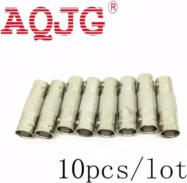 Main image of Aomoproing 10pcs BNC Female to Female Inline Coupler Coax BNC Connector Extender for CCTV Camera Security Video Surveillance System AQJG