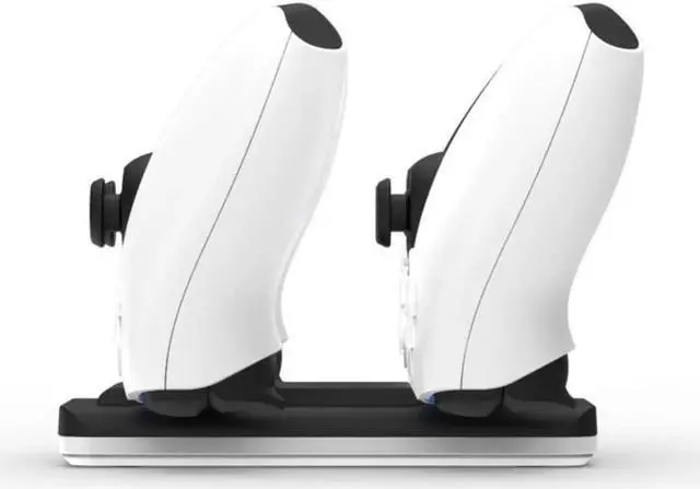 Alt view image 3 of 3 - Aomoproing Dual Ports Type-C Game Controller Gamepad Joystick Charging Dock Station for PS5