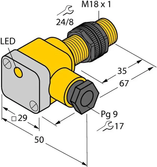 Main image of Aomoproing TURCK NI10-P18SK-Y1X 40361 Inductive sensor