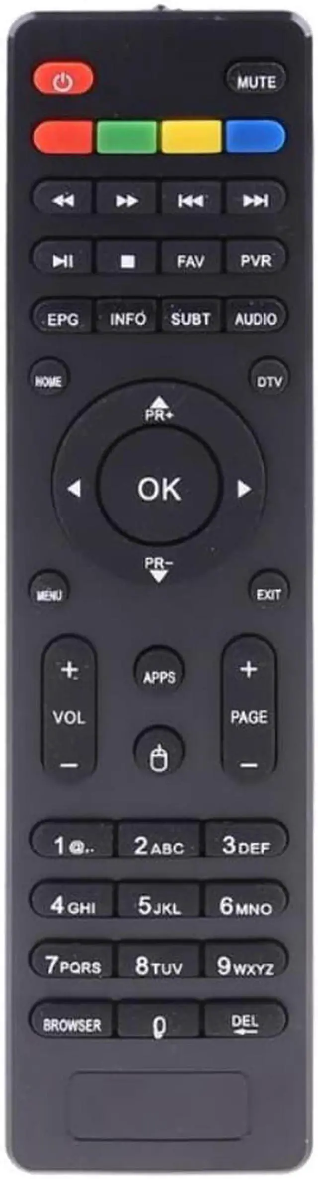 Main image of Aomoproing Replacement For K1 KI KII Pro DVB-T2 DVB-S2 for Smart TV Box Remote Control