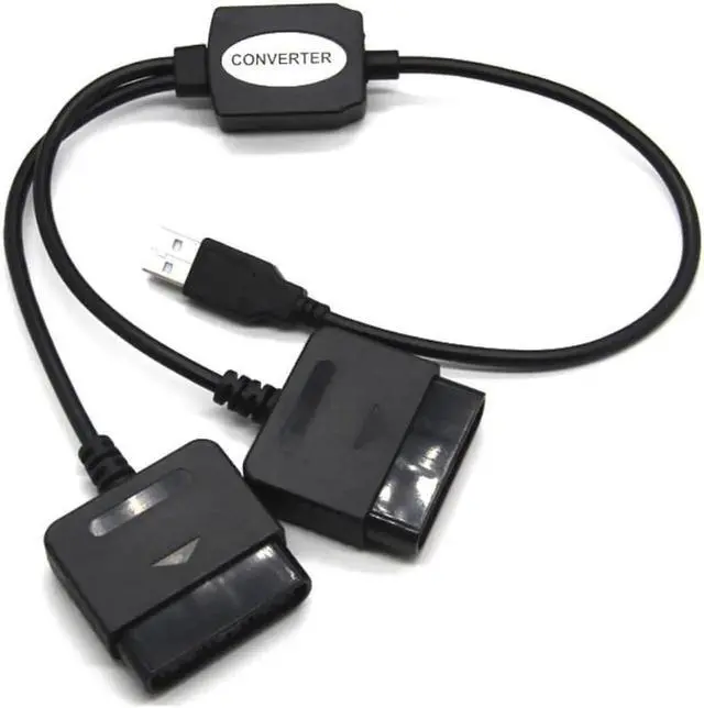 Alt view image 2 of 2 - Aomoproing 2 in 1 Adapter Converter Without Driver for PS1 PS2 Play Station 2 Joypad GamePad To PS3 PC USB Games Control cable adpater