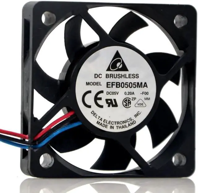 Alt view image 5 of 6 - Aomoproing 1pcs 50mm 5V 0.20A EFB0505MA 5010 USB silent cooling fan for delta