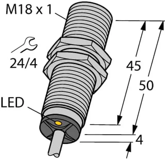 Alt view image 2 of 2 - Aomoproing TURCK BI8U-M18-AP6X 1644733 Inductive sensor PNP