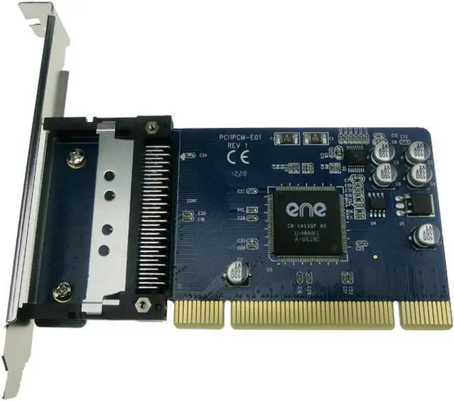 Main image of Aomoproing PCI to PCMCIA 16-bit (PCMCIA 2.1 / JEIDA 4.2) and 32-bit Cardbus PCMCIA PC Card to PCI Adapter Converter support low profile