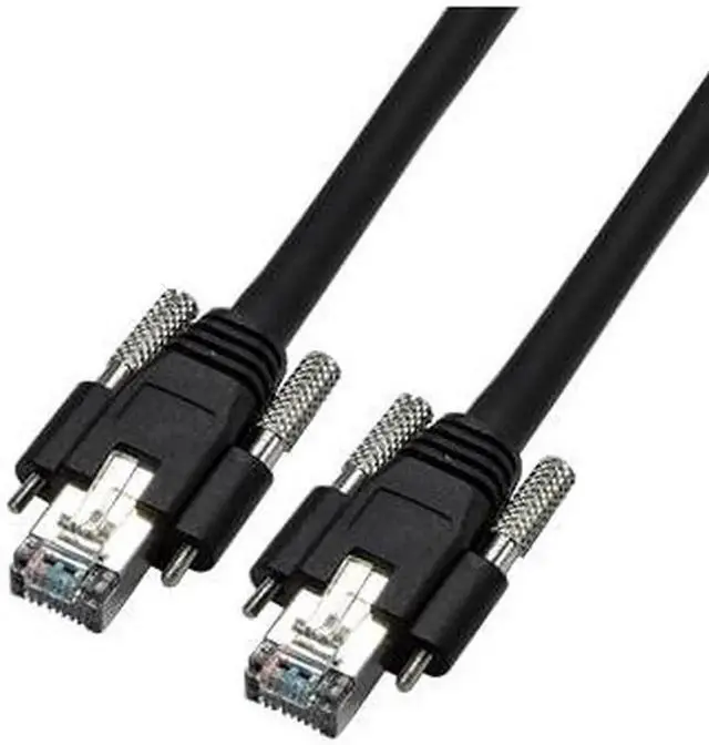 Main image of Aomoproing Industrial camera CCD gigabit network cable High flexible drag chain shield with screw fixed dynamic network cable(1M)(CCD CABLE 1PCS)