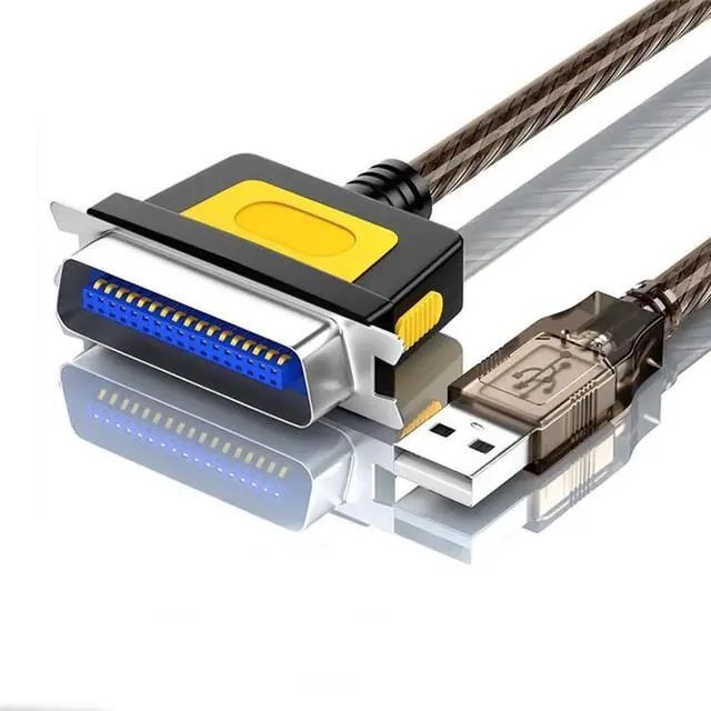 Main image of Aomoproing USB to parallel port printing cable USB to 1284 printing cable 36 pin LPT old printer data cable(1.5M)(USB TO 36P 1PCS)