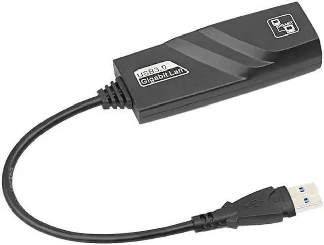 Alt view image 2 of 3 - Aomoproing USB 3.0 Gigabit Ethernet Network Adapter USB To RJ45 Lan (1000Mbps) Wired Network Card for Windows 7/8/10 XP Laptop PC