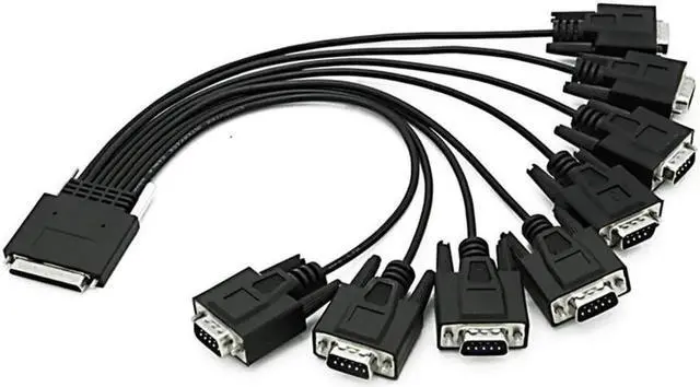 Main image of Aomoproing VHDCI68 to 8-port RS232 serial card cable PCIE to 8-port serial expansion card Industrial 232 9-pin serial cable(0.35M)(68P TO DB9M 1PCS)