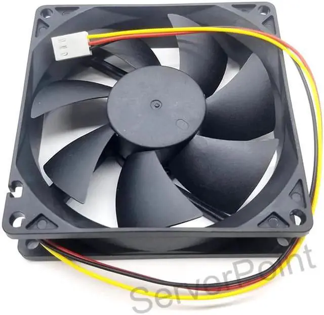 Alt view image 2 of 4 - Aomoproing For SUNON KD1209PTSX 13.U.B2838.A.GN DC 12V 2.3W 3 Wires Server Square Cooling Fan