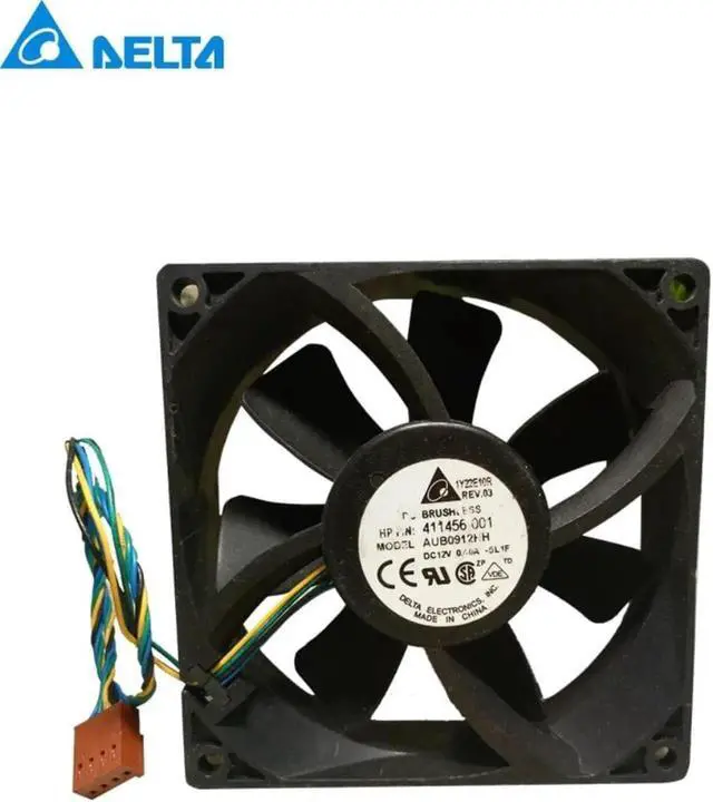 Main image of Aomoproing AUB0912HH 9225 92mm 90mm 411456-001 DC12V 0.40A Server cooler PWM Cooling Fan for Delta