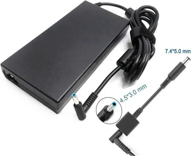 Alt view image 4 of 4 - New Slim 150W Power Supply Charger 917677-001 for HP OMEN x by 15 17 ZBook Studio 15 G3 G4 G5 ADP-150XB B 776620-001 917677-003 740243-001 775626-003 PC Laptop Adapter Cord 19.5V 7.7A 150 Watt