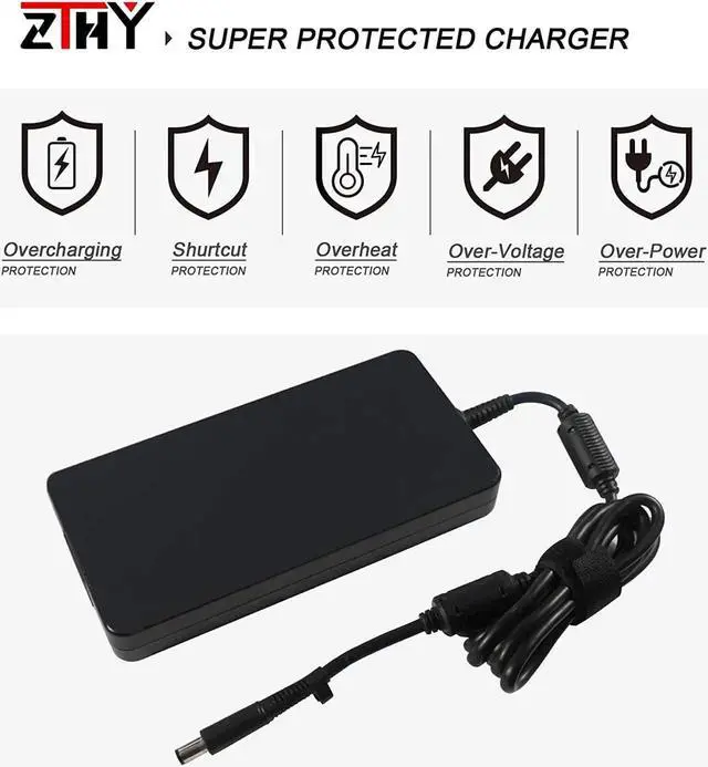 Alt view image 5 of 7 - HP 230W Laptop Charger 19.5V 11.8A 7.4X5.0mm AC Adapter Power Supply for HP Zbook 15 G1 G2 17 G2 Omen 17-an000 17-AN013na 17-w109ng EliteBook 8560P 8540w 8740w 8750w ProBook 6360B 6465B 6570B