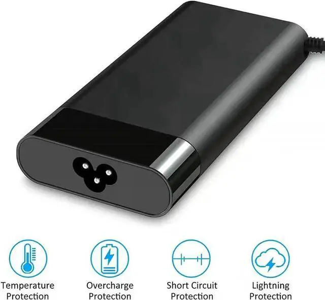 Alt view image 6 of 6 - Aomoproing Slim 150W 7.7A AC Charger for HP OMEN 15 17/Pavilion Gaming 15 17 Laptop/Zbook 15 G3 G4 G5 G6, TPN-CA11 TPN-DA09 L32661-001(can not Replace HP Omen 200w 230W Chargers)