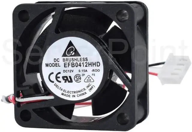 Alt view image 3 of 4 - Aomoproing For Huawei 3600 5600 H3C Server Cooling Fan EFB0412HHD DC12V 0.15A 4020 3-Pin Cooler
